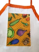 Veggie Print Kitchen Apron