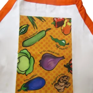 Veggie Print Kitchen Apron