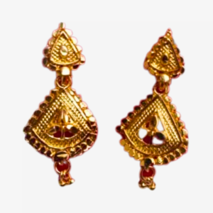 Ethinic gold earrings