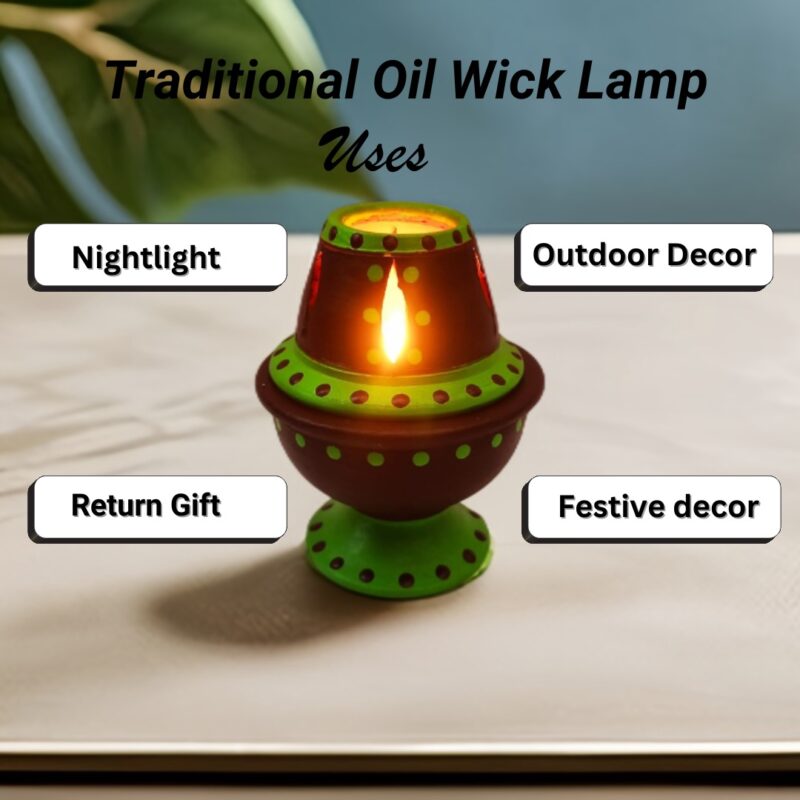 Traditional Oil wink lamp - Image 6