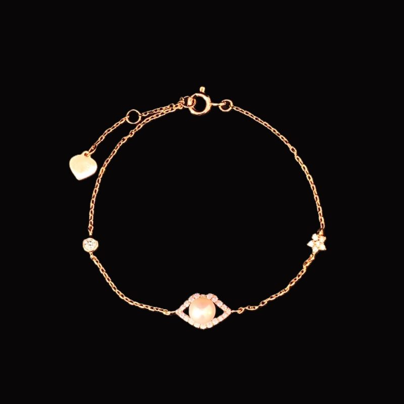 Pearl Kiss Bracelet - Rose Gold