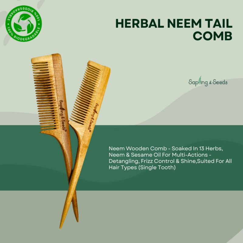 Herbal Neem Tail Comb