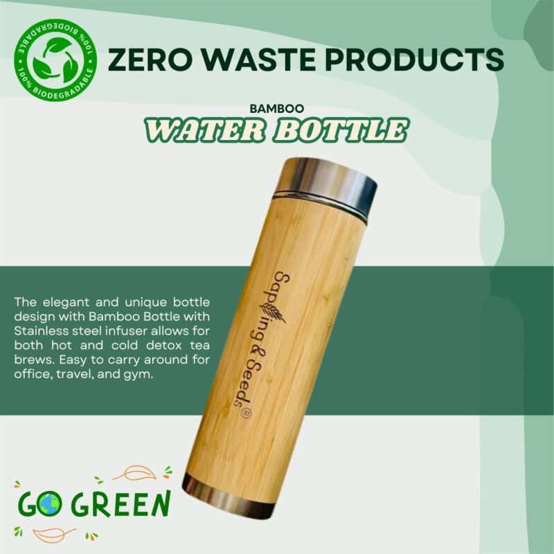 Bamboo Water Bottle - Image 2