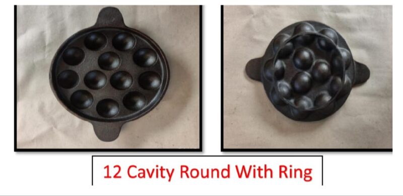 Paniyaram 12 Cavity Ring