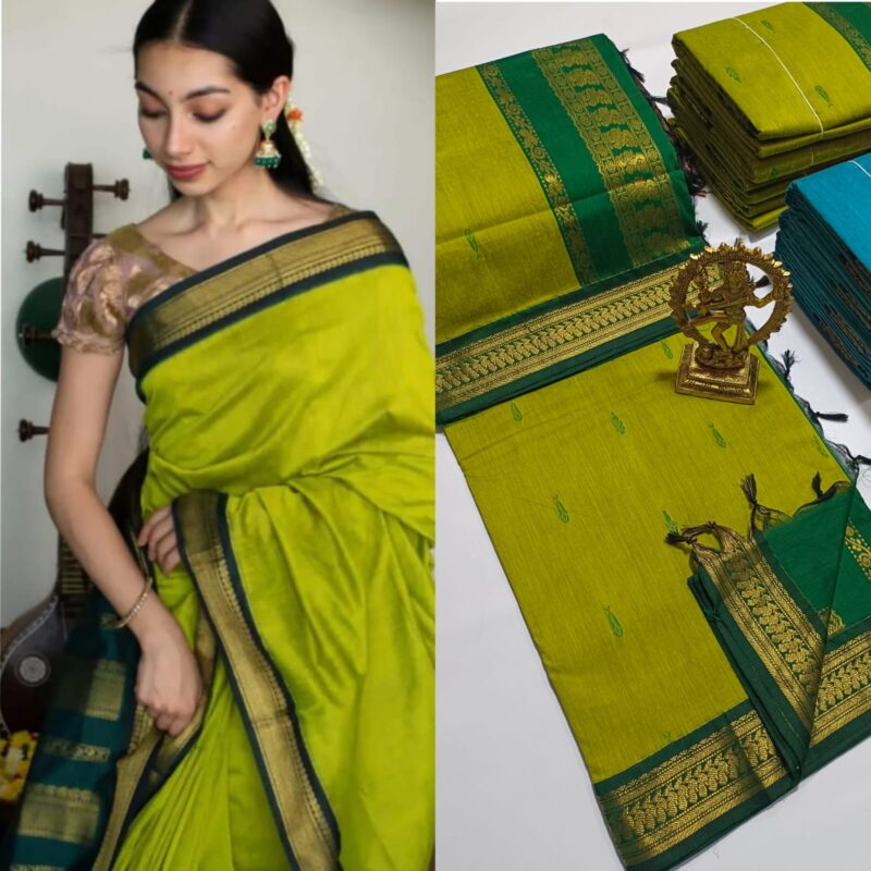 💫💫 *Premium Premium Premium Quality Kalyani cotton saree/Lata Gadwal Paithani*💫💫