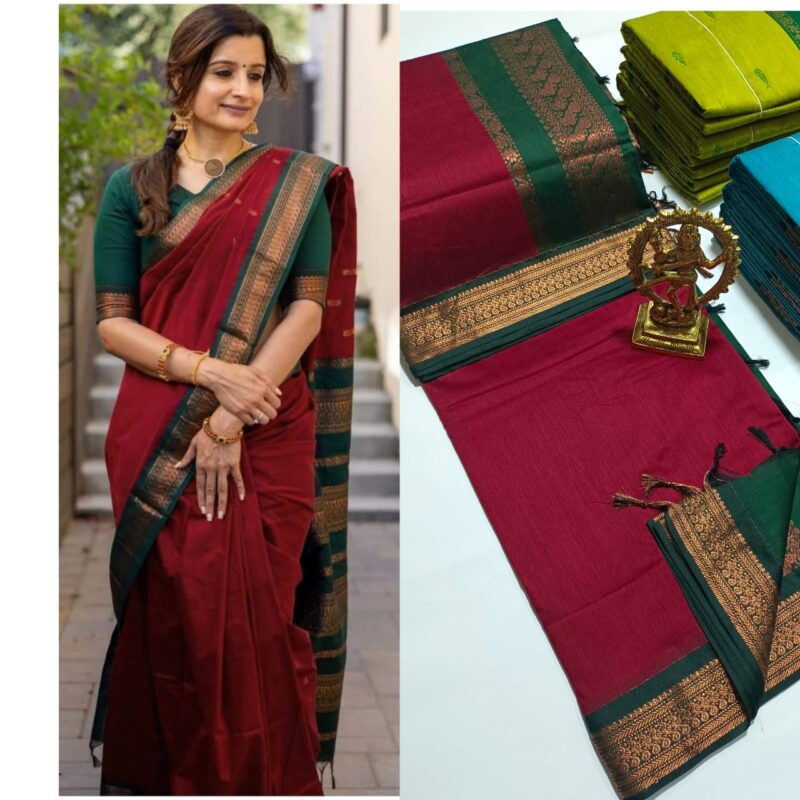 💫💫 *Premium Premium Premium Quality Kalyani cotton saree/Lata Gadwal Paithani*💫💫 - Image 2