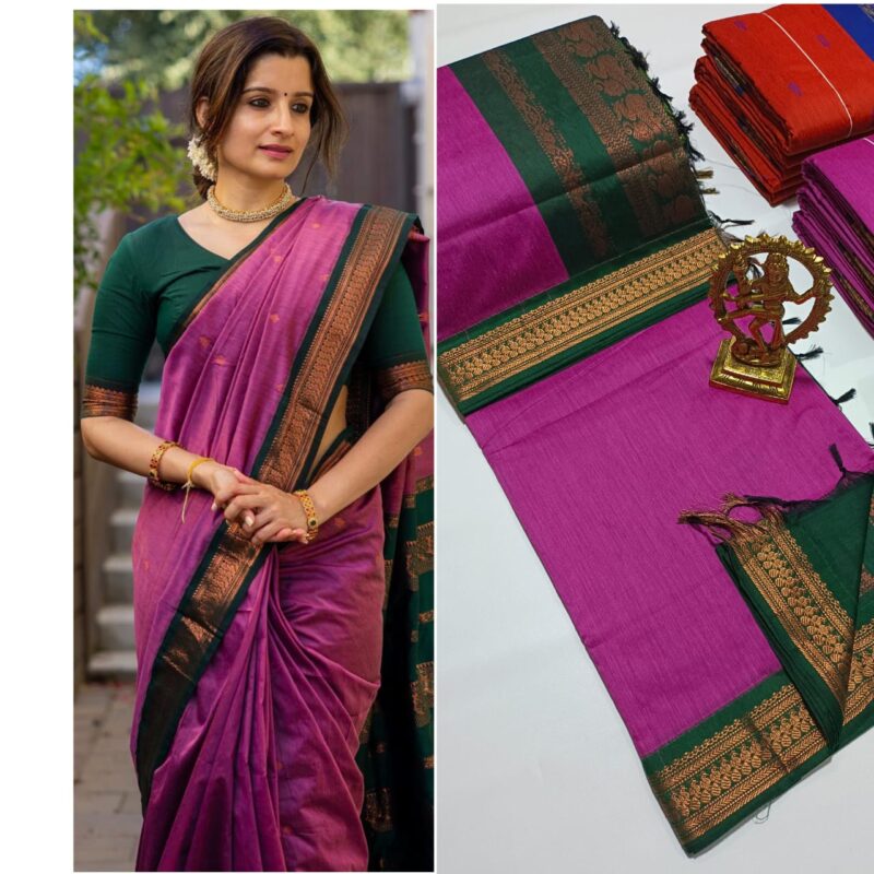 💫💫 *Premium Premium Premium Quality Kalyani cotton saree/Lata Gadwal Paithani*💫💫 - Image 5