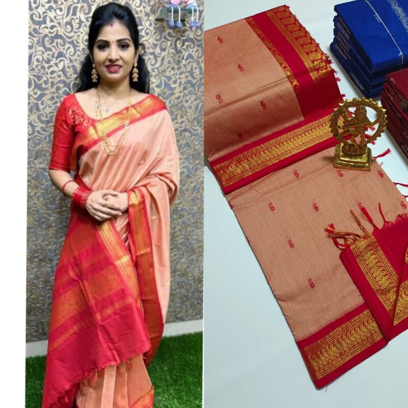 💫💫 *Premium Premium Premium Quality Kalyani cotton saree/Lata Gadwal Paithani*💫💫 - Image 7