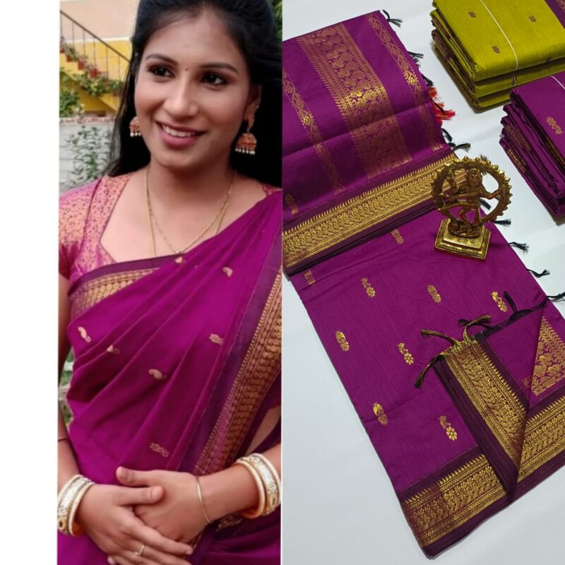 💫💫 *Premium Premium Premium Quality Kalyani cotton saree/Lata Gadwal Paithani*💫💫 - Image 9