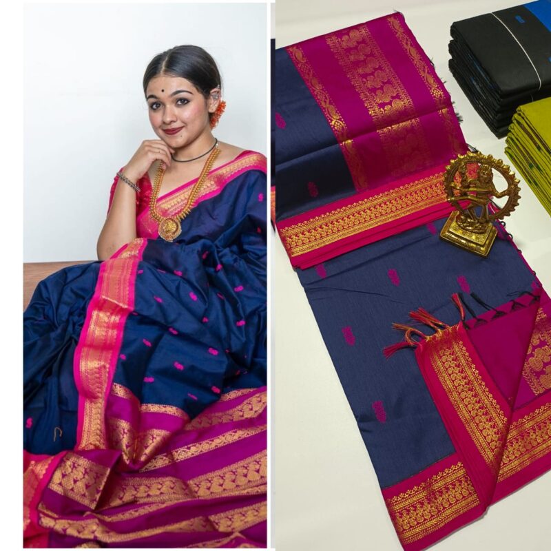 💫💫 *Premium Premium Premium Quality Kalyani cotton saree/Lata Gadwal Paithani*💫💫 - Image 10