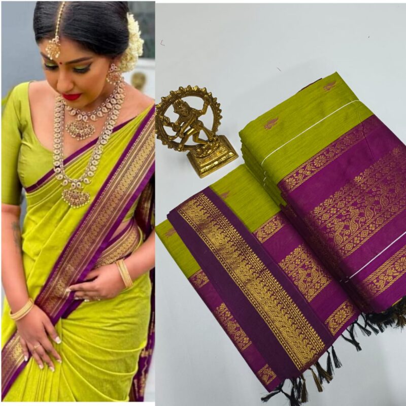 💫💫 *Premium Premium Premium Quality Kalyani cotton saree/Lata Gadwal Paithani*💫💫 - Image 12