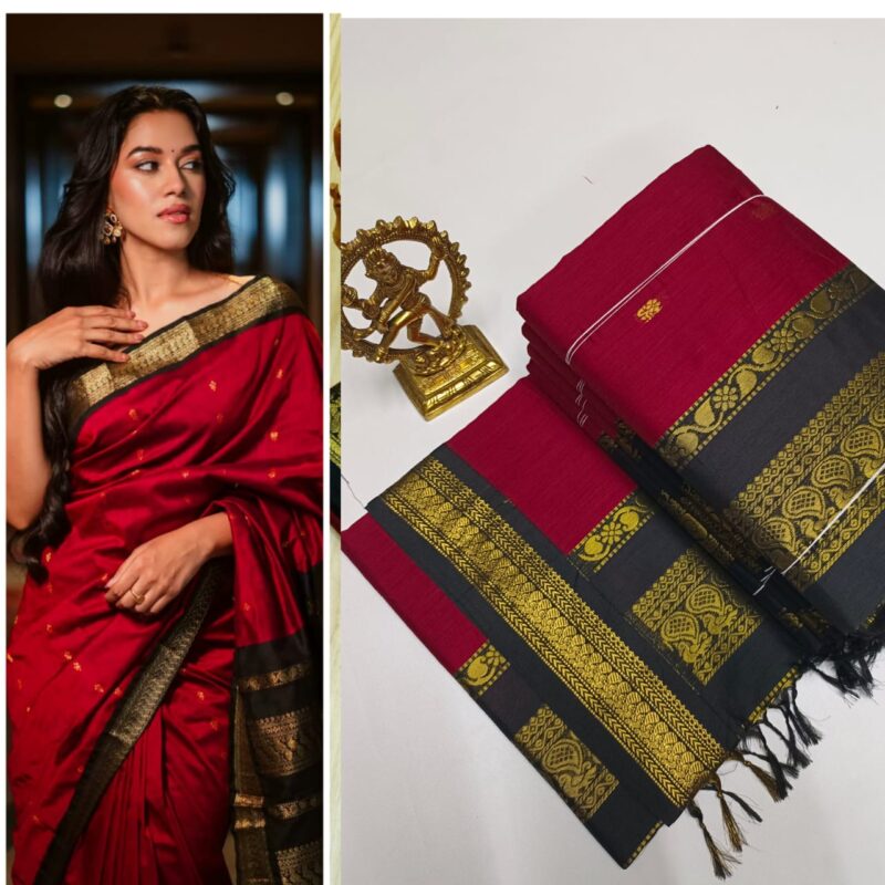 💫💫 *Premium Premium Premium Quality Kalyani cotton saree/Lata Gadwal Paithani*💫💫 - Image 15