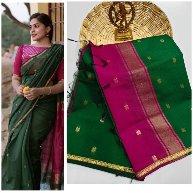 💫💫 *Premium Premium Premium Quality Kalyani cotton saree/Lata Gadwal Paithani*💫💫 - Image 18